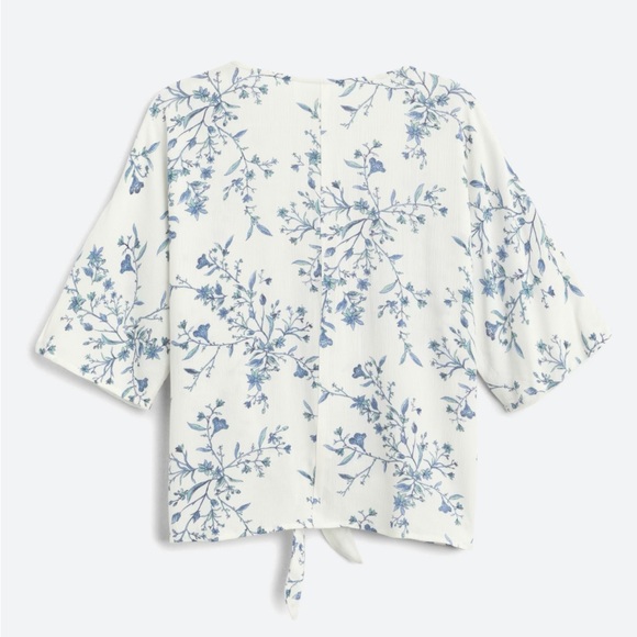 Elayne Tie Front Top - Picture 2 of 7